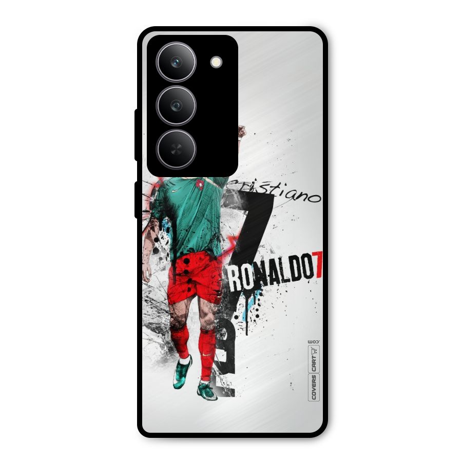 Ronaldo In Portugal Jersey Metal Back Case for Realme 14x