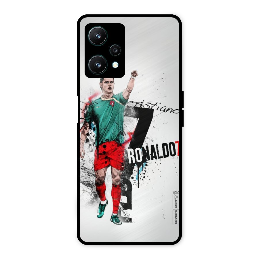 Ronaldo In Portugal Jersey Metal Back Case for Realme 9 Pro 5G