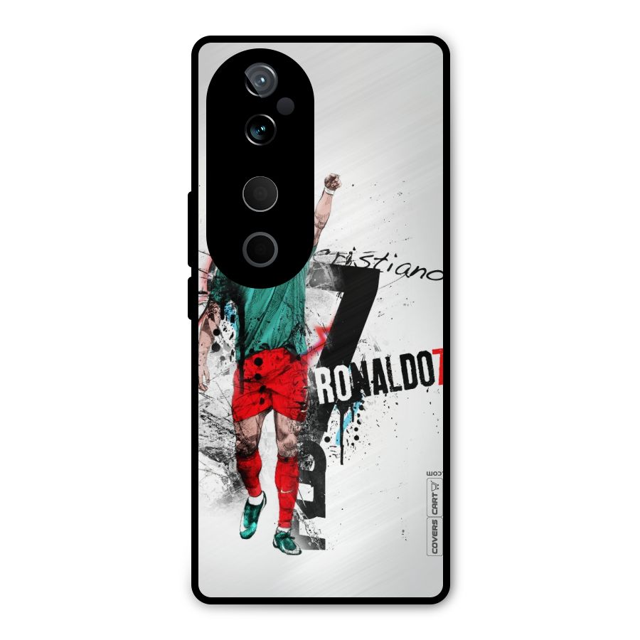 Ronaldo In Portugal Jersey Metal Back Case for Vivo T3 Ultra
