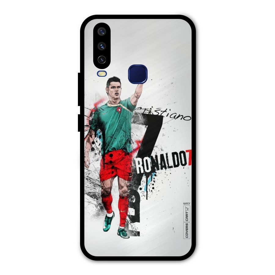 Ronaldo In Portugal Jersey Metal Back Case for Vivo V17