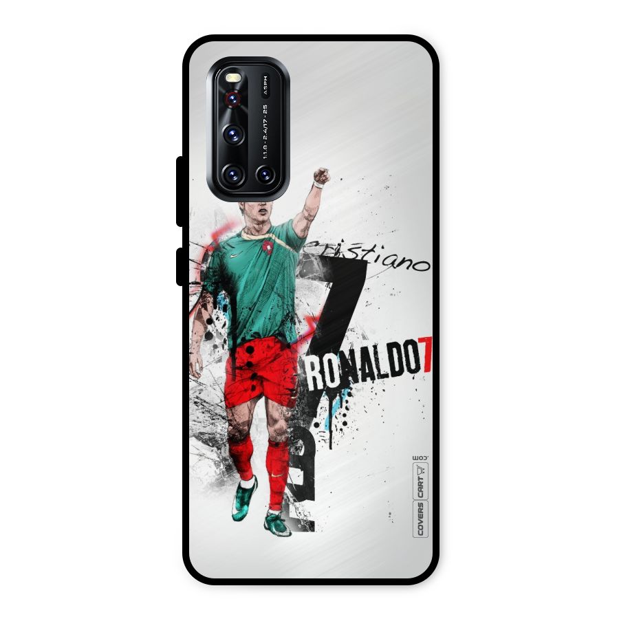 Ronaldo In Portugal Jersey Metal Back Case for Vivo V19