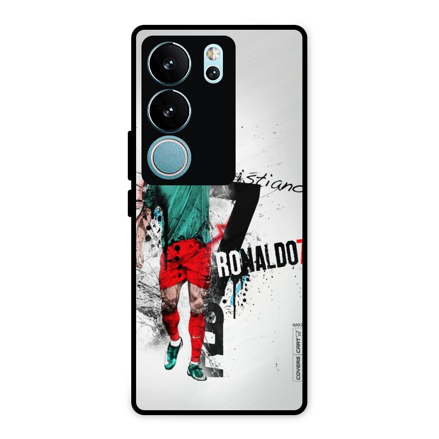 Ronaldo In Portugal Jersey Metal Back Case for Vivo V29