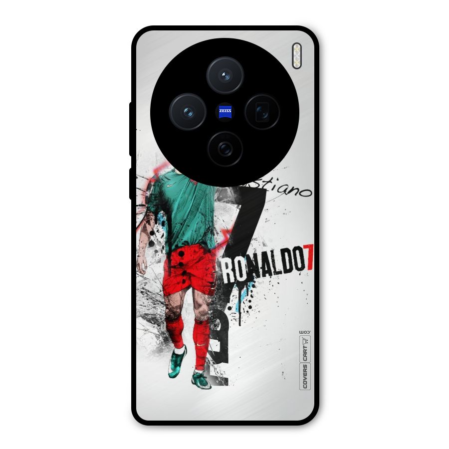 Ronaldo In Portugal Jersey Metal Back Case for Vivo X200