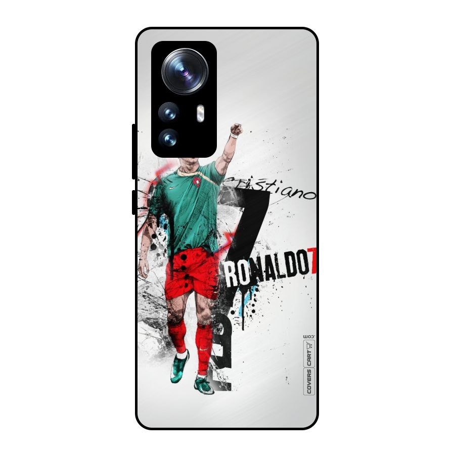 Ronaldo In Portugal Jersey Metal Back Case for Xiaomi 12 Pro