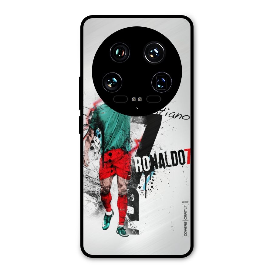 Ronaldo In Portugal Jersey Metal Back Case for Xiaomi 14 Ultra