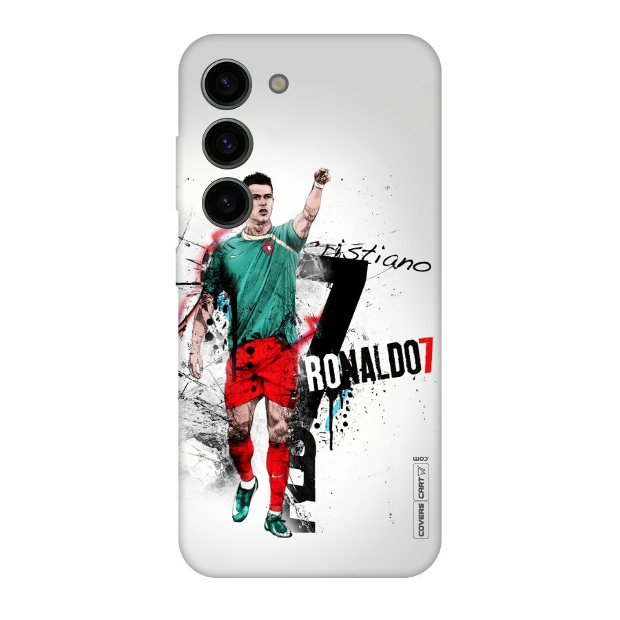 Ronaldo In Portugal Jersey Original Polycarbonate Back Case for Galaxy S23