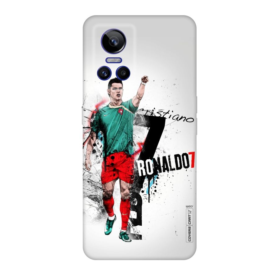 Ronaldo In Portugal Jersey Original Polycarbonate Back Case for Realme GT Neo 3