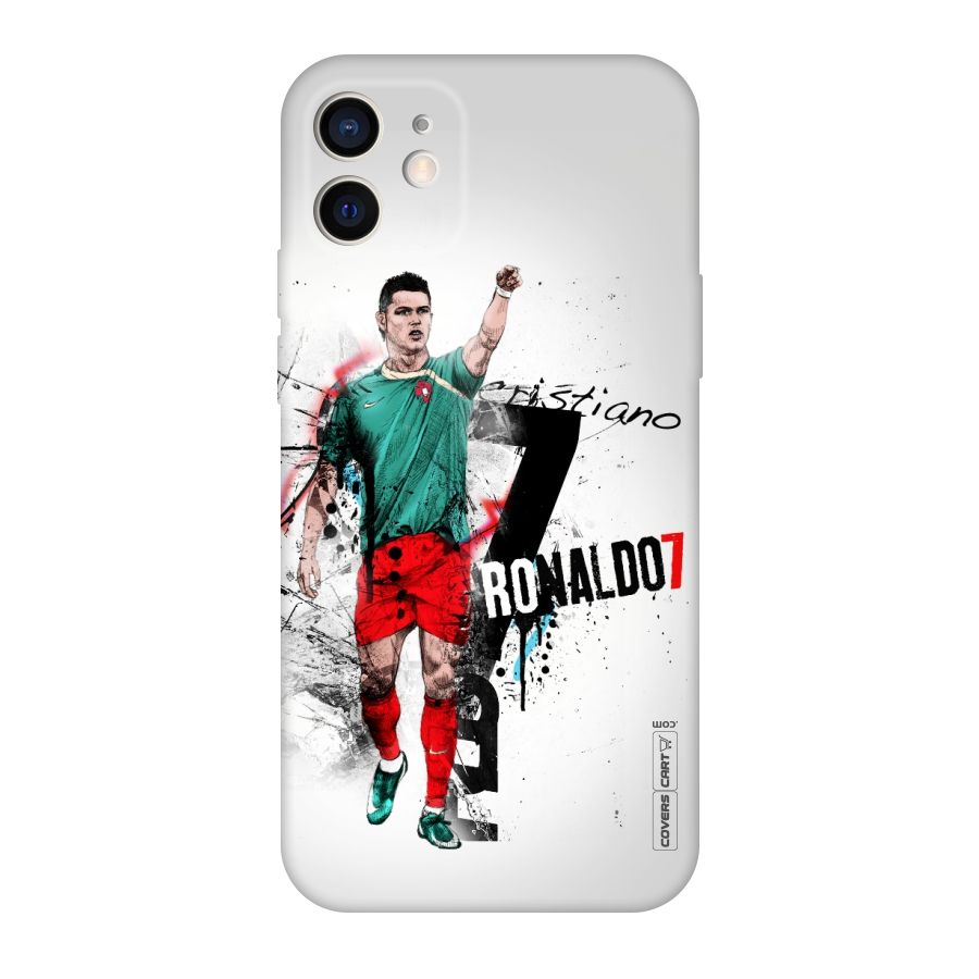 Ronaldo In Portugal Jersey Original Polycarbonate Back Case for iPhone 12