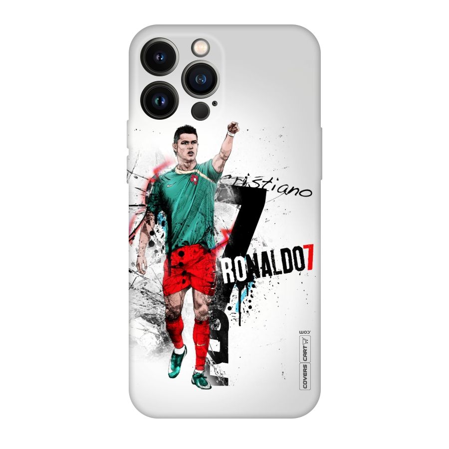 Ronaldo In Portugal Jersey Original Polycarbonate Back Case for iPhone 13 Pro Max