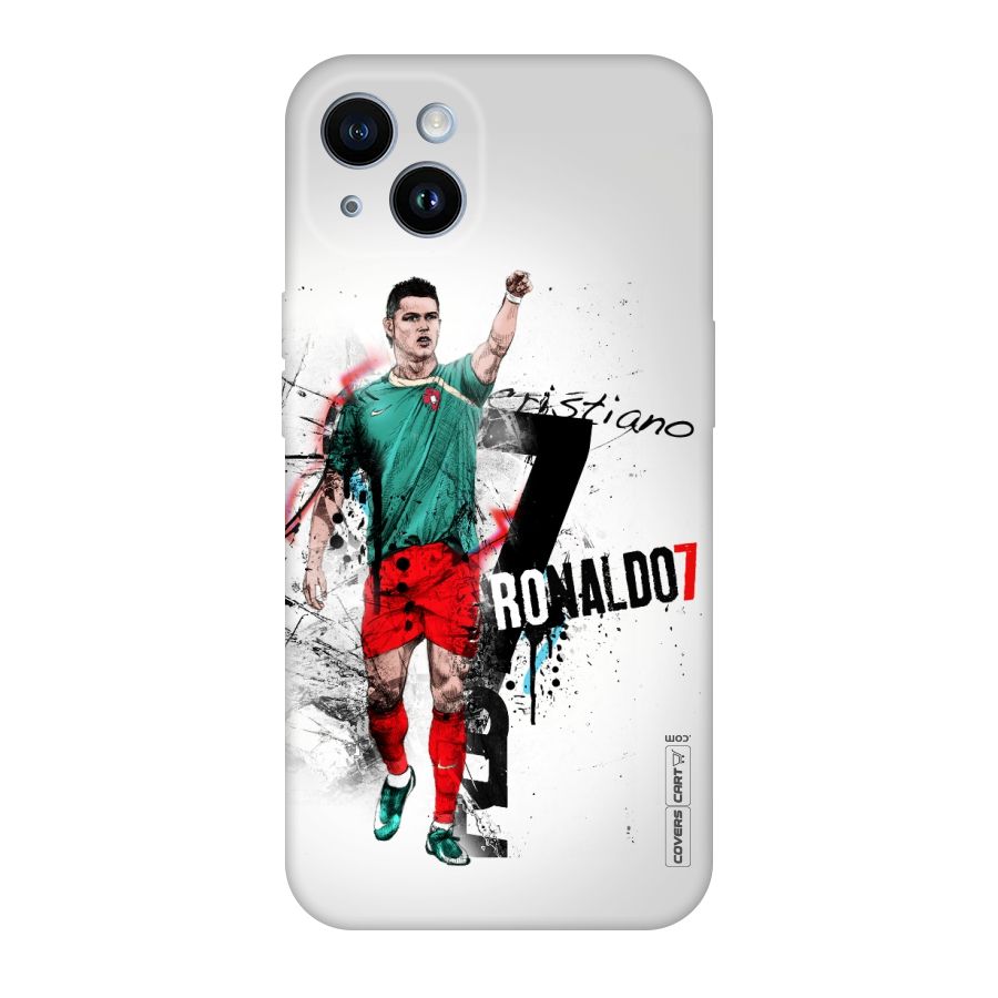 Ronaldo In Portugal Jersey Original Polycarbonate Back Case for iPhone 14