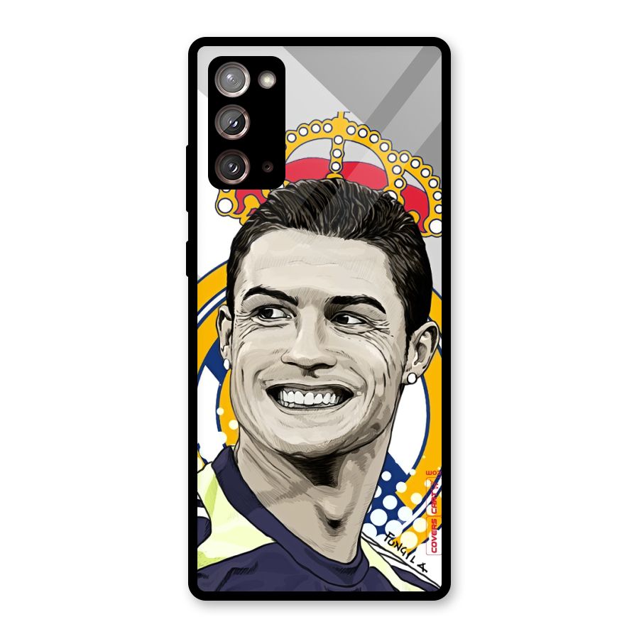 Ronaldo Madrid King Glass Back Case for Galaxy Note 20