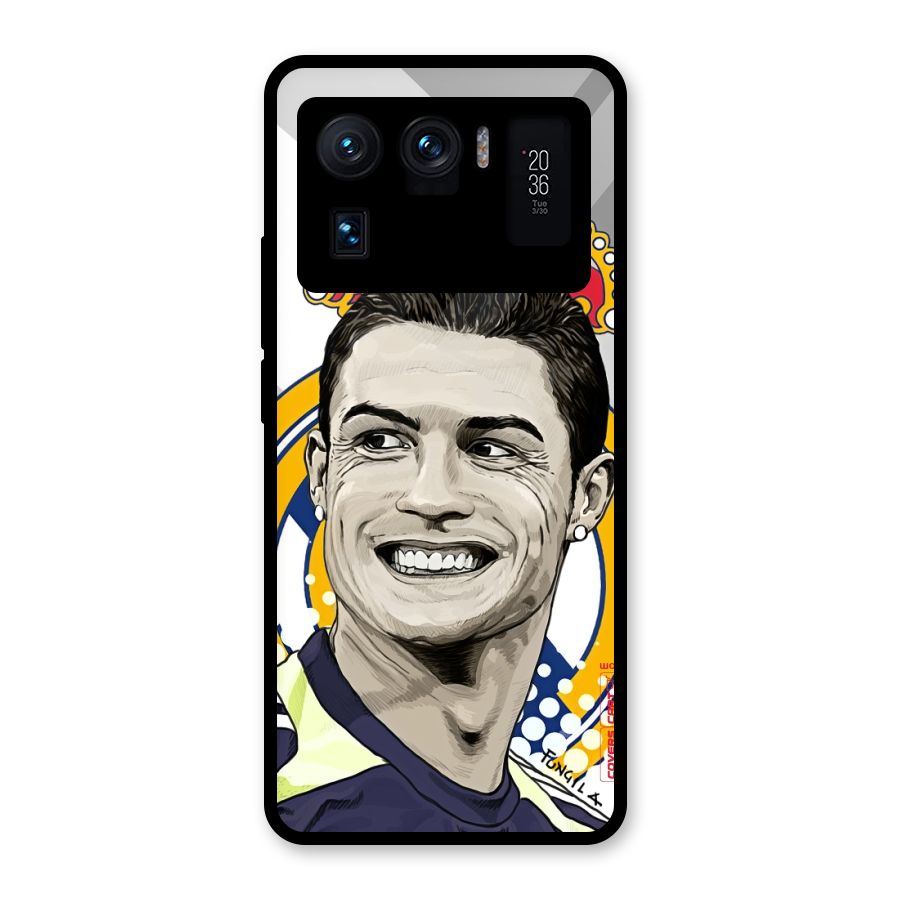 Ronaldo Madrid King Glass Back Case for Mi 11 Ultra