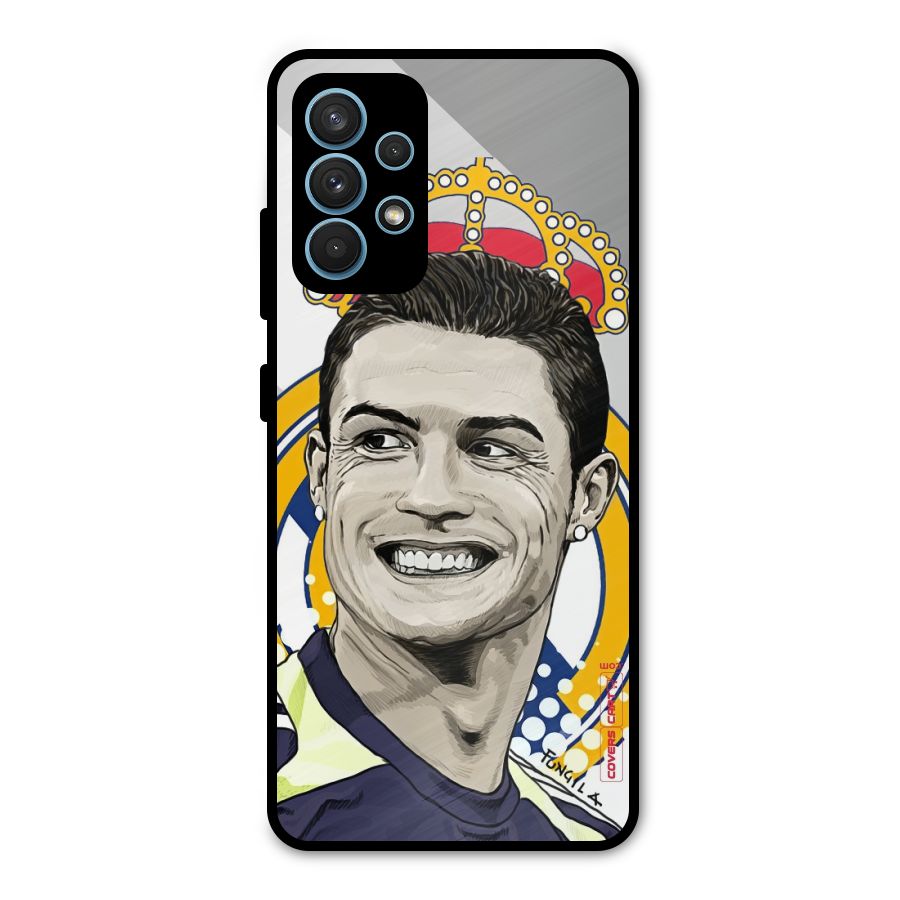 Ronaldo Madrid King Metal Back Case for Galaxy A32
