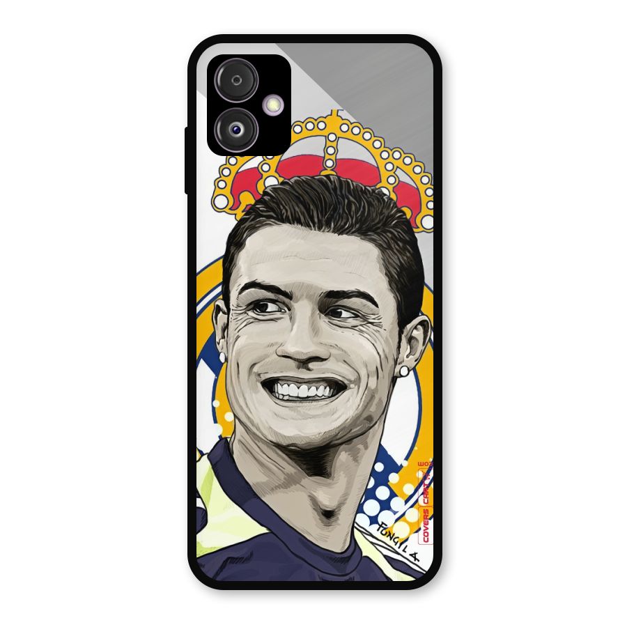 Ronaldo Madrid King Metal Back Case for Galaxy F14
