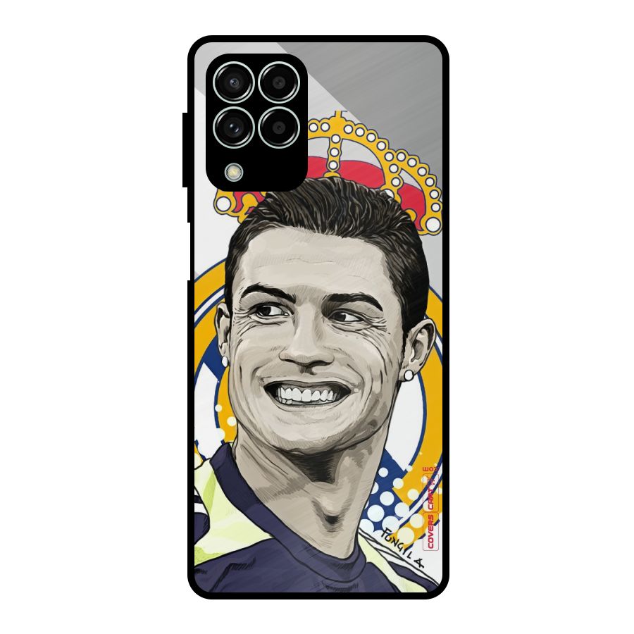 Ronaldo Madrid King Metal Back Case for Galaxy M33