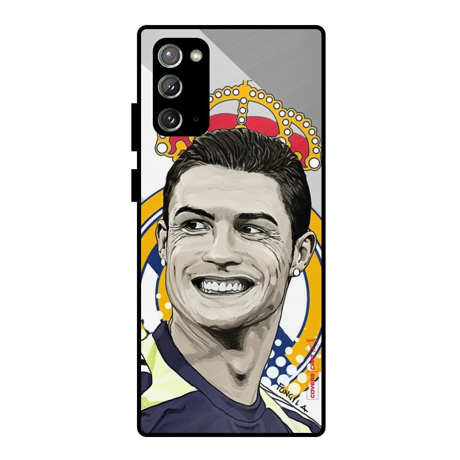 Ronaldo Madrid King Metal Back Case for Galaxy Note 20