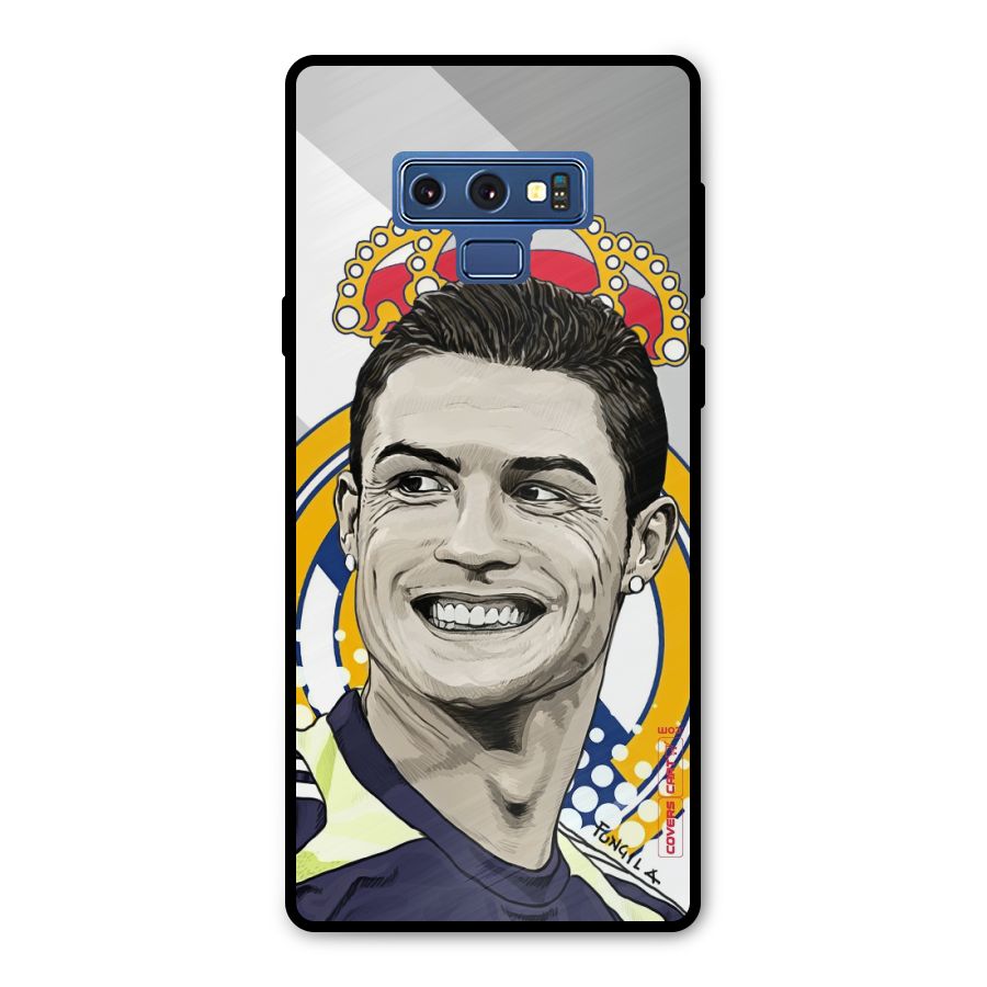 Ronaldo Madrid King Metal Back Case for Galaxy Note 9