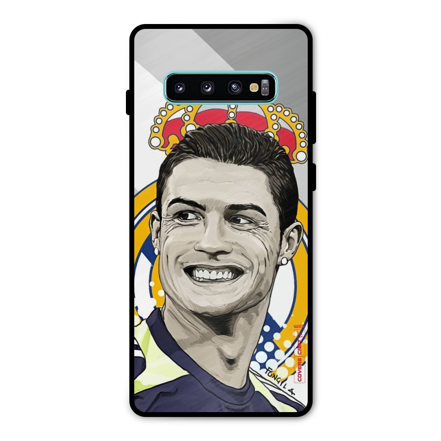 Ronaldo Madrid King Metal Back Case for Galaxy S10 Plus