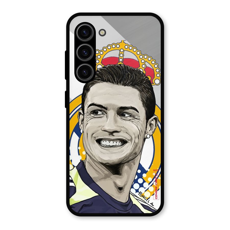 Ronaldo Madrid King Metal Back Case for Galaxy S23