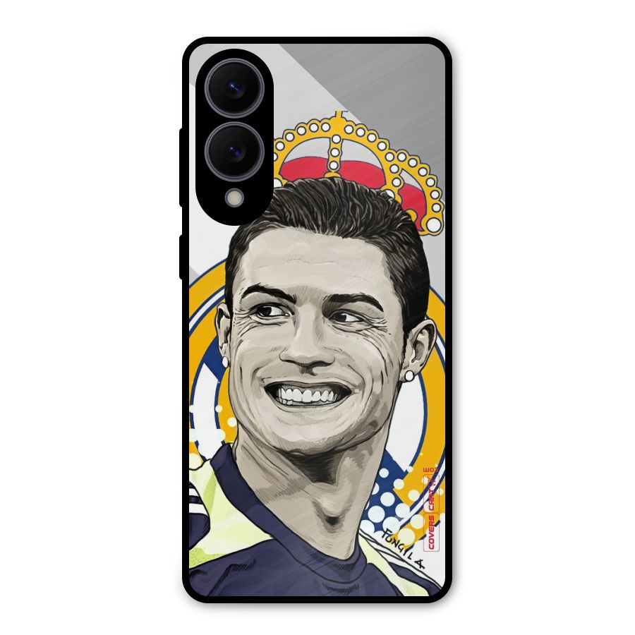 Ronaldo Madrid King Metal Back Case for Galaxy S25 Edge