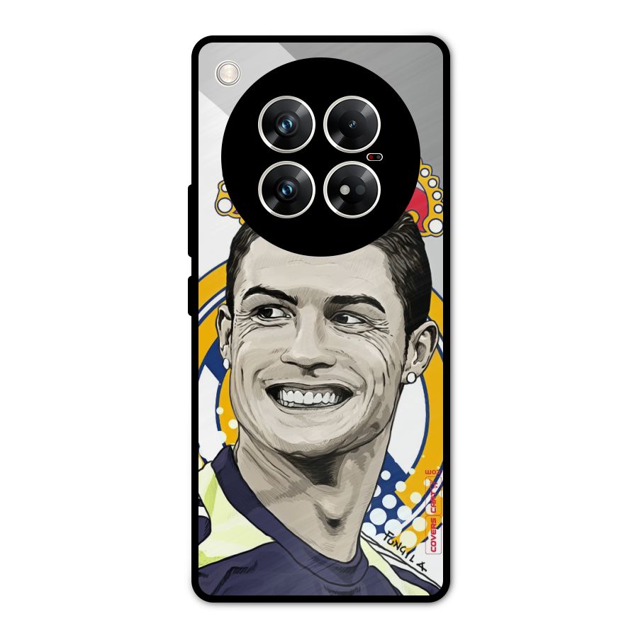 Ronaldo Madrid King Metal Back Case for Infinix Zero 40 5G