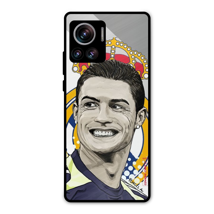 Ronaldo Madrid King Metal Back Case for Motorola Edge 30 Ultra