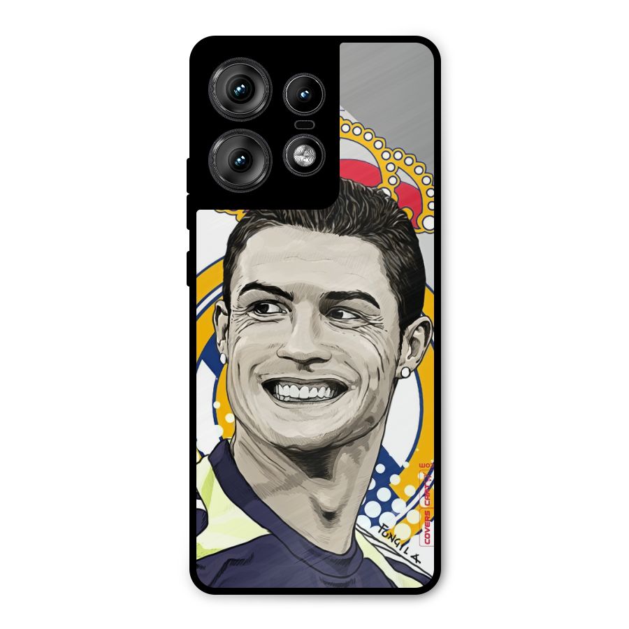 Ronaldo Madrid King Metal Back Case for Motorola Edge 50 Pro