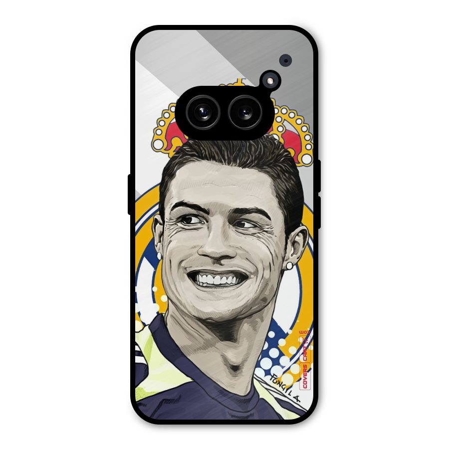 Ronaldo Madrid King Metal Back Case for Nothing Phone 2a Plus