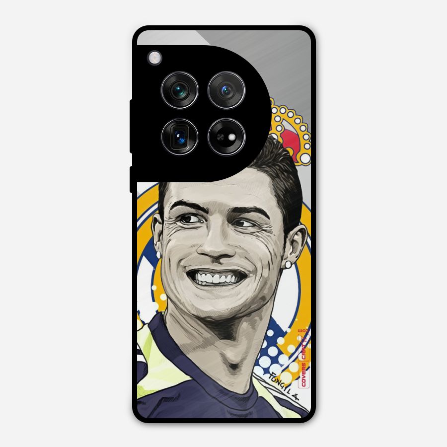 Ronaldo Madrid King Metal Back Case for OnePlus 12