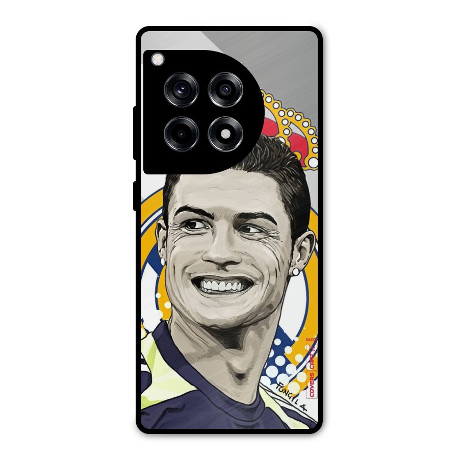 Ronaldo Madrid King Metal Back Case for OnePlus 12R