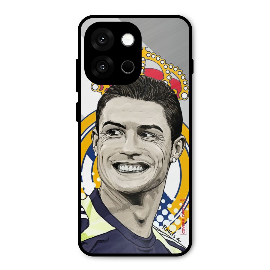 Ronaldo Madrid King Metal Back Case for OnePlus 13s