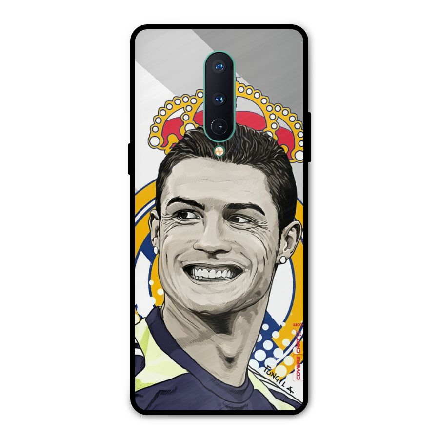 Ronaldo Madrid King Metal Back Case for OnePlus 8