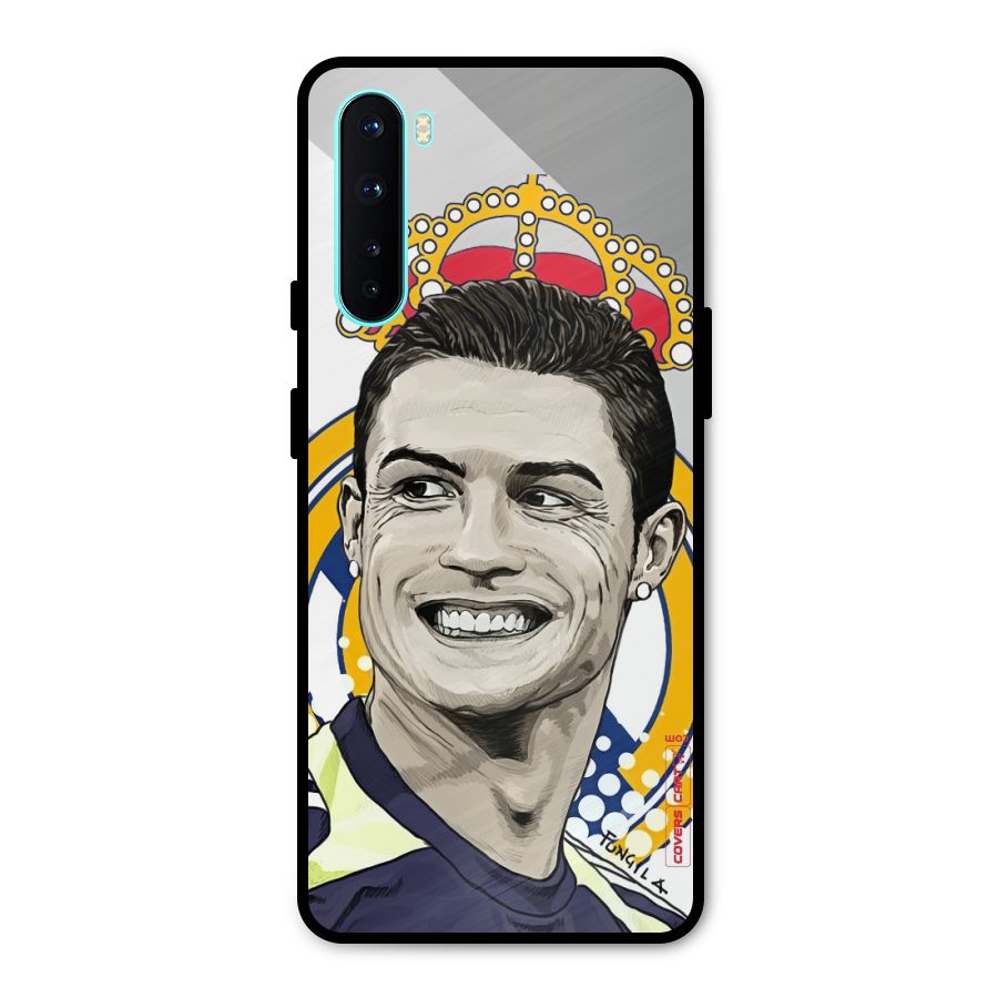 Ronaldo Madrid King Metal Back Case for OnePlus Nord