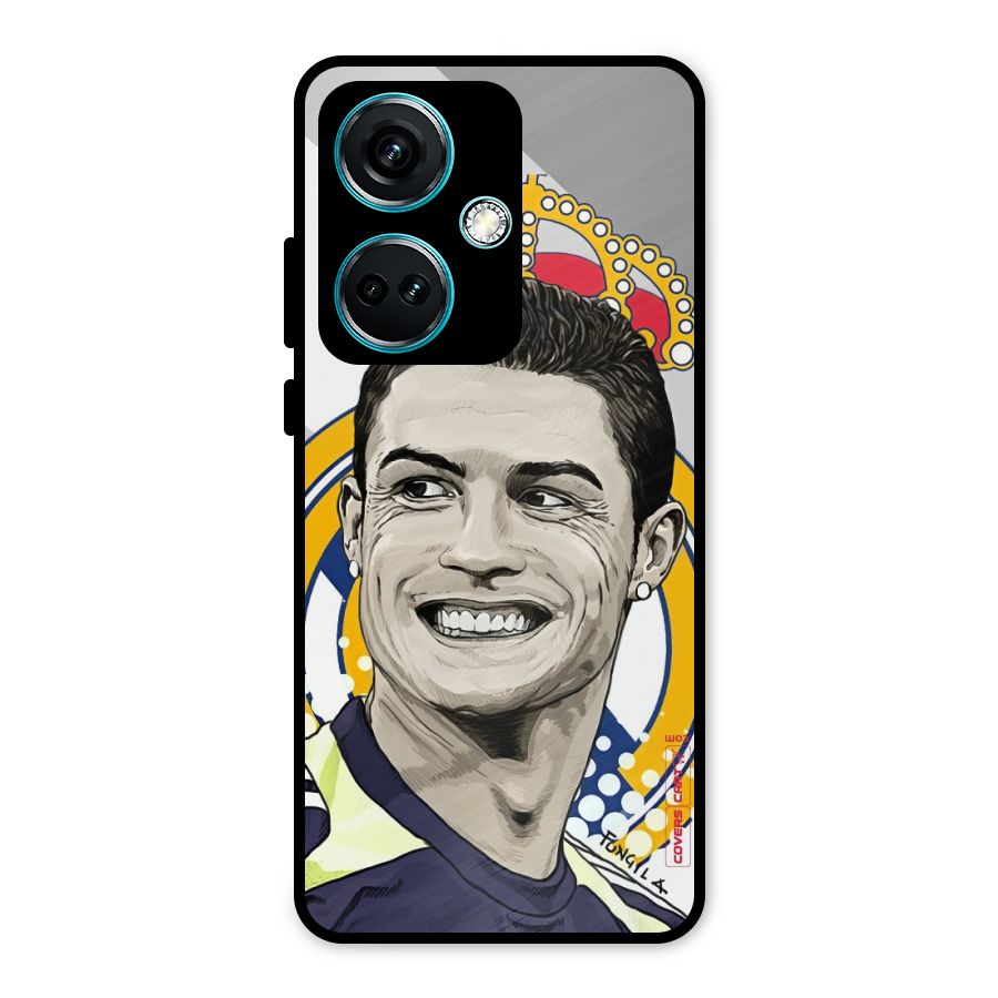 Ronaldo Madrid King Metal Back Case for OnePlus Nord CE 3 5G