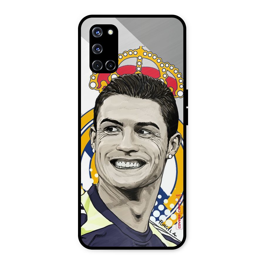 Ronaldo Madrid King Metal Back Case for Oppo A52