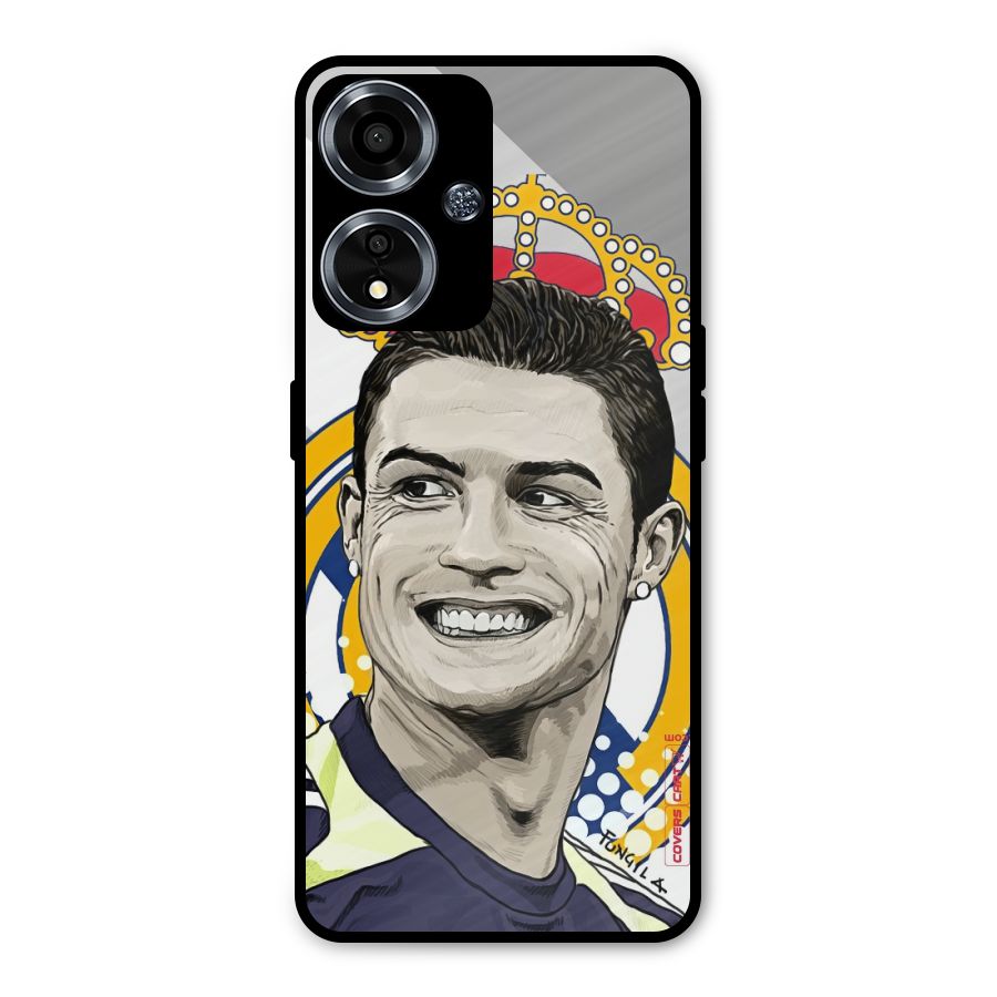 Ronaldo Madrid King Metal Back Case for Oppo A59
