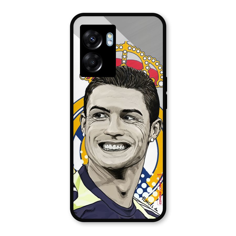 Ronaldo Madrid King Metal Back Case for Oppo K10 (5G)