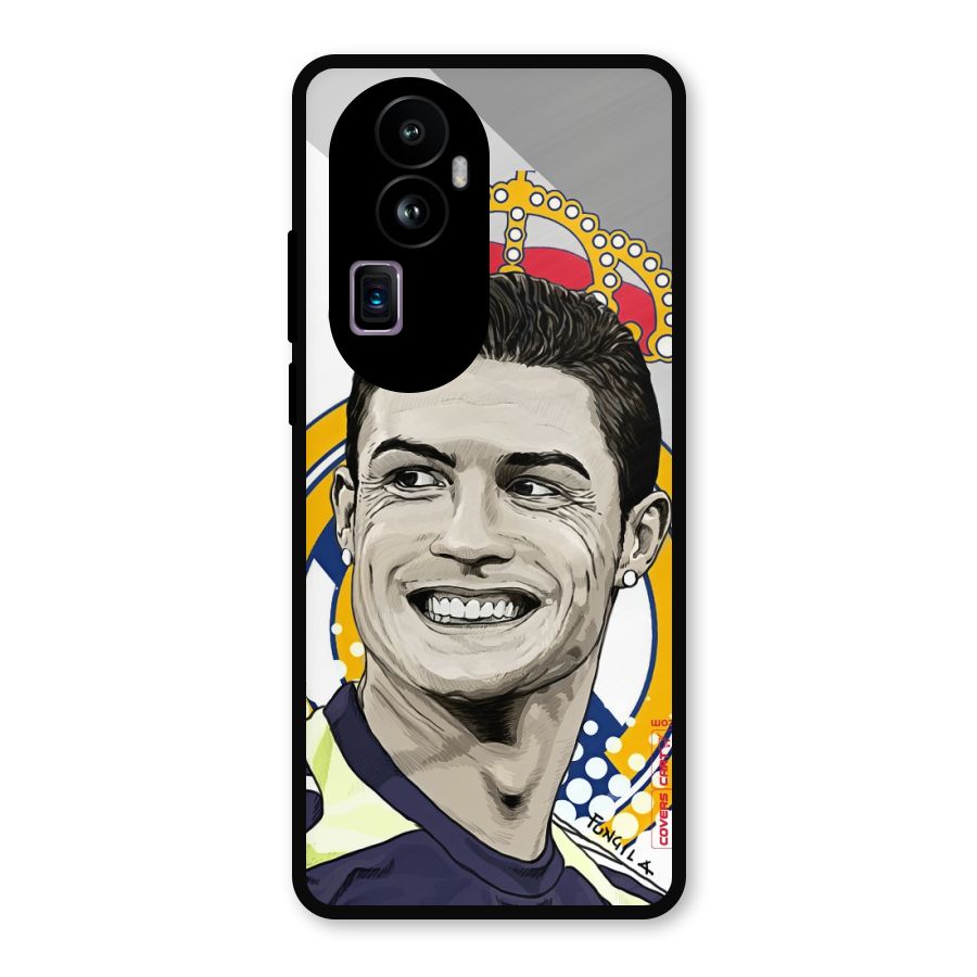 Ronaldo Madrid King Metal Back Case for Oppo Reno10 Pro Plus