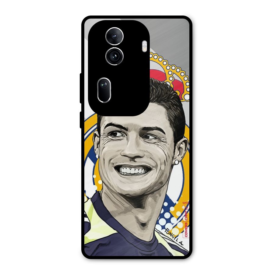 Ronaldo Madrid King Metal Back Case for Oppo Reno11 Pro 5G