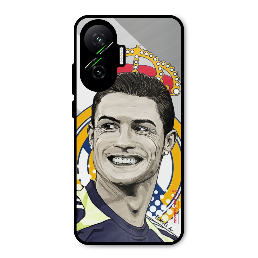 Ronaldo Madrid King Metal Back Case for Poco F7