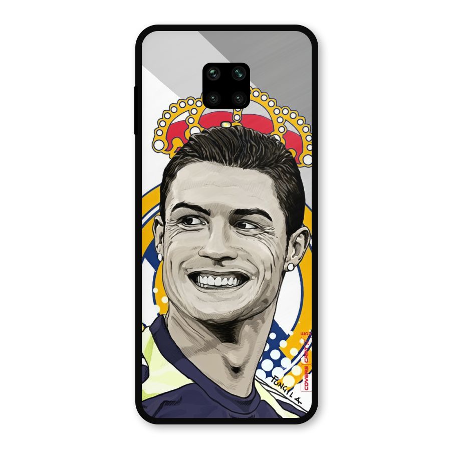 Ronaldo Madrid King Metal Back Case for Poco M2 Pro