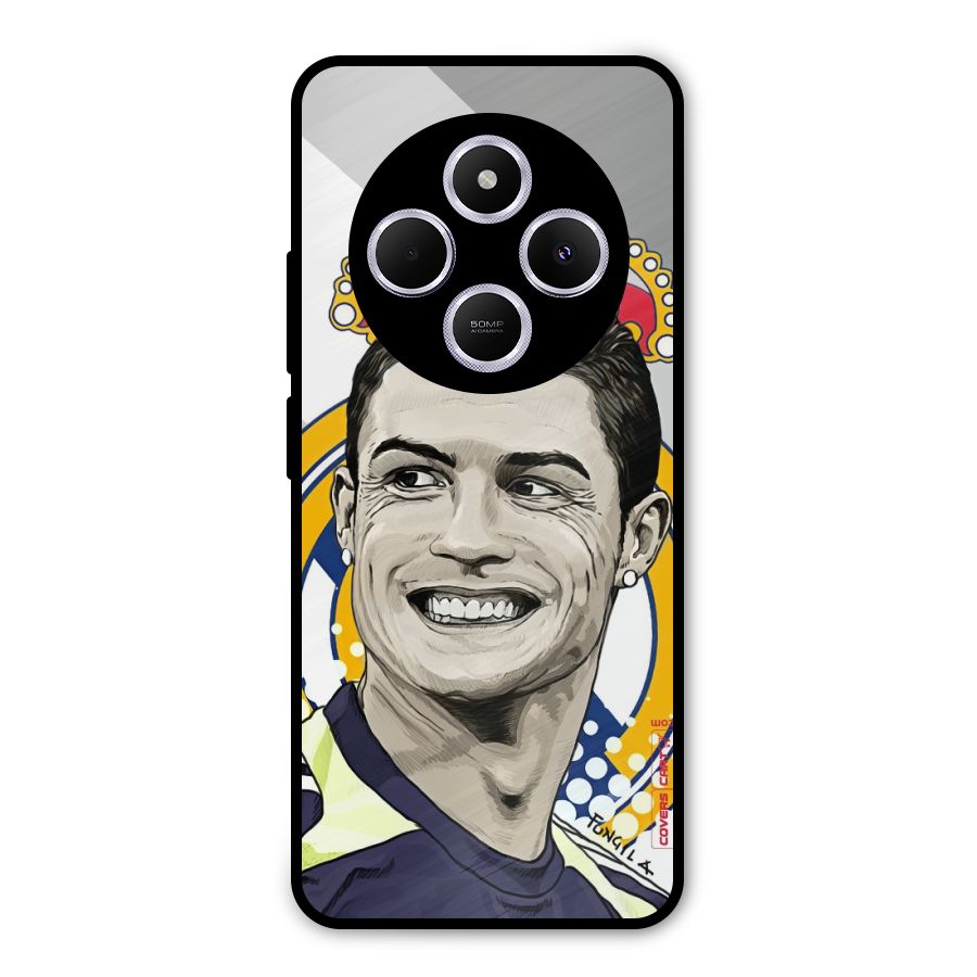 Ronaldo Madrid King Metal Back Case for Poco M7