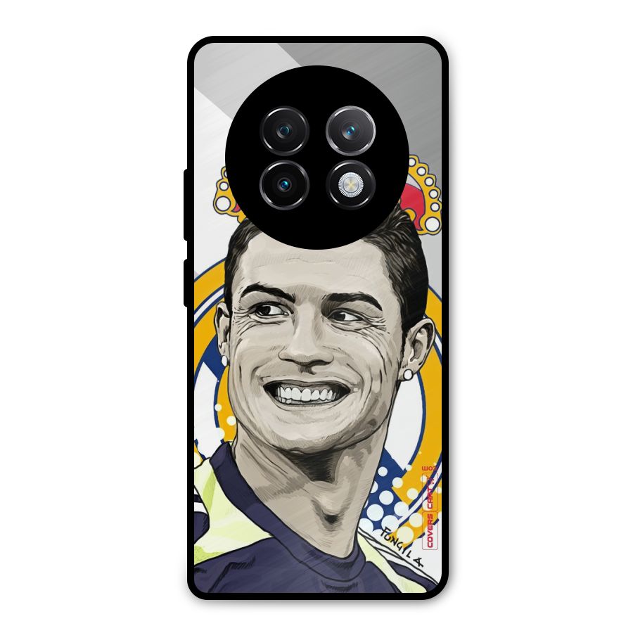 Ronaldo Madrid King Metal Back Case for Realme 13 Plus