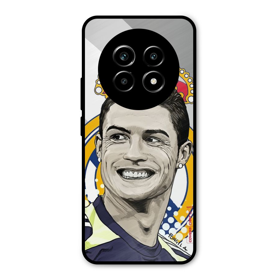 Ronaldo Madrid King Metal Back Case for Realme 13 Pro