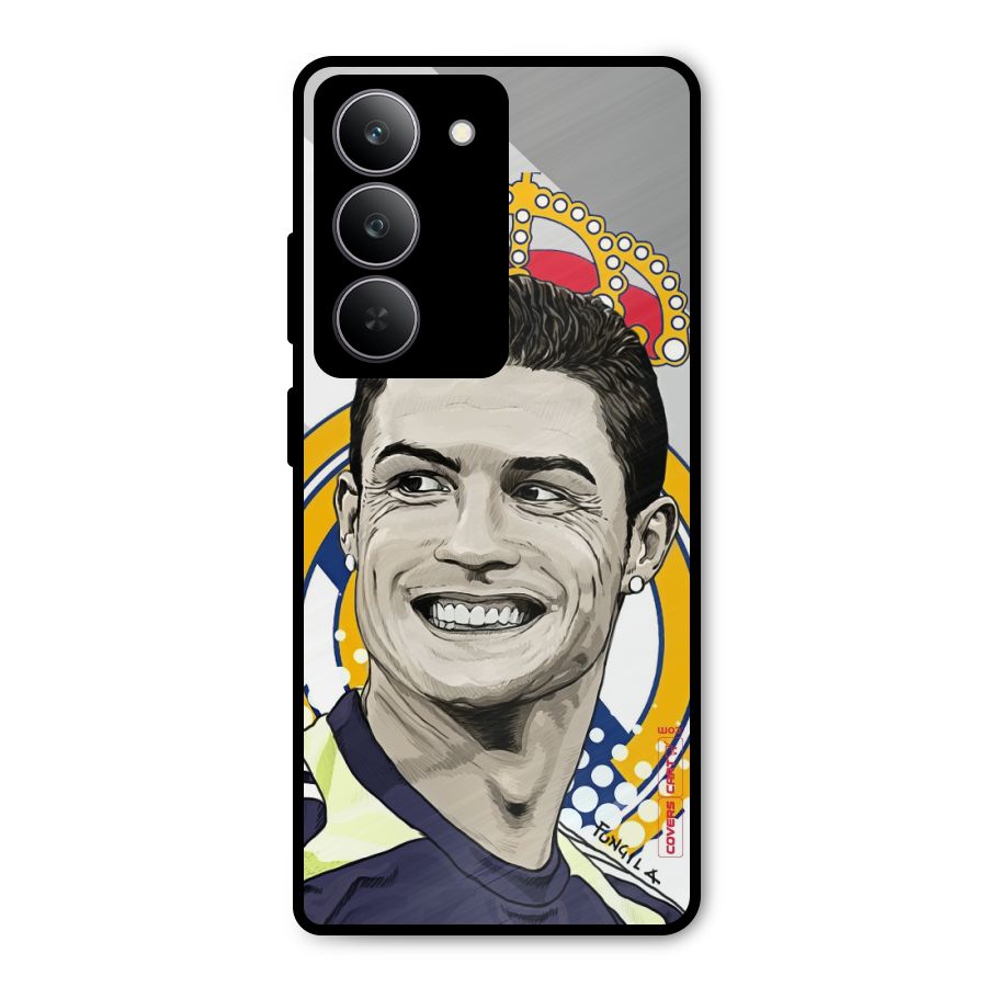 Ronaldo Madrid King Metal Back Case for Realme 14x