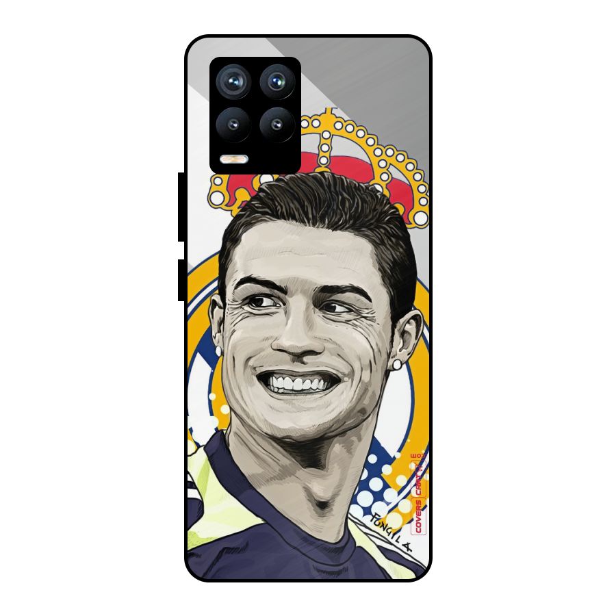 Ronaldo Madrid King Metal Back Case for Realme 8 Pro