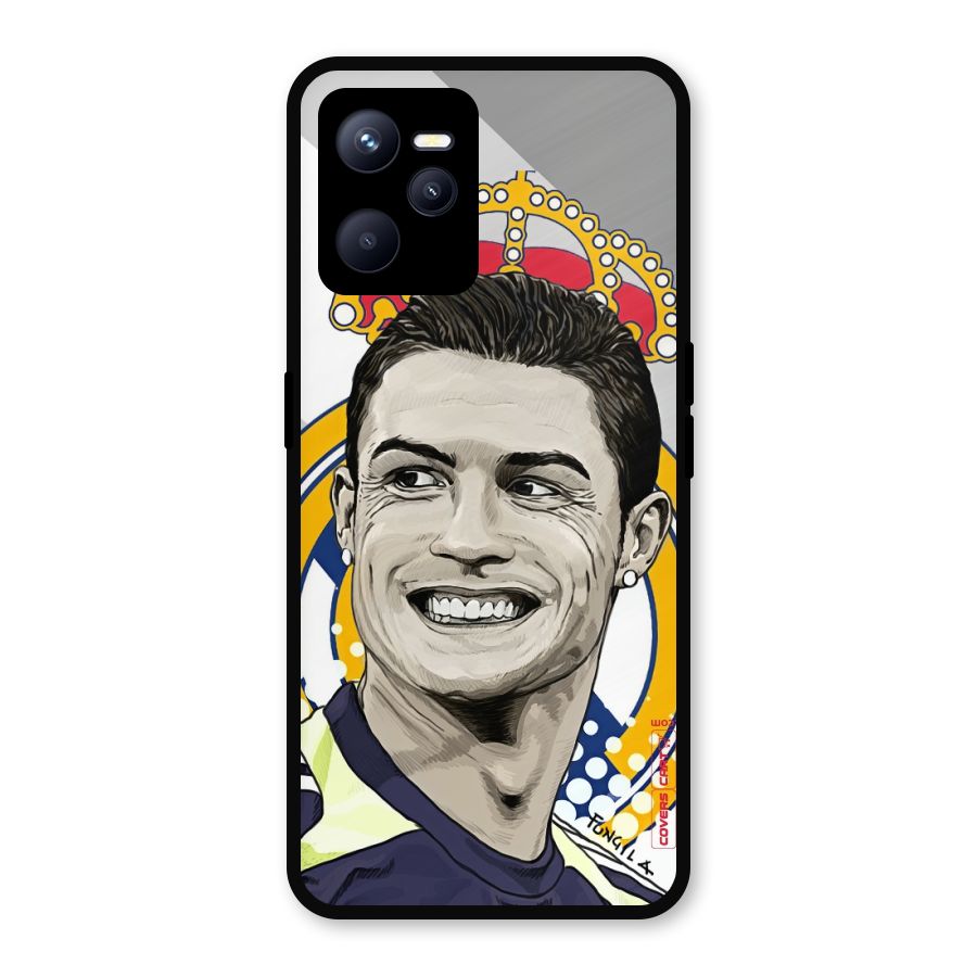Ronaldo Madrid King Metal Back Case for Realme C35