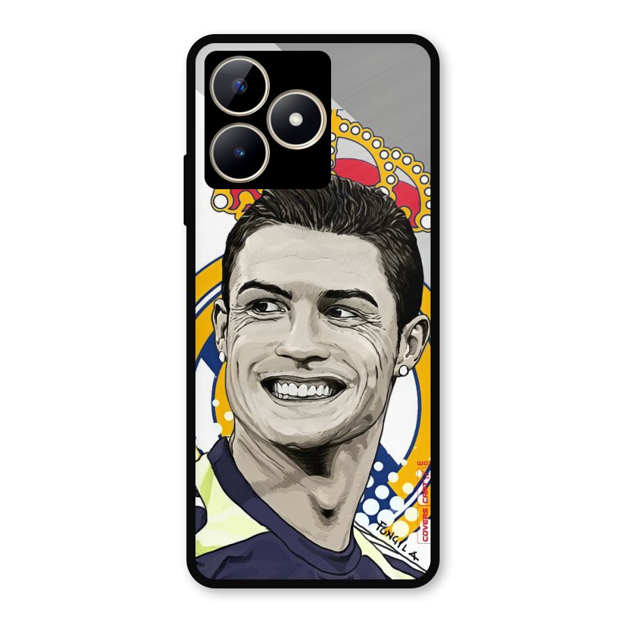 Ronaldo Madrid King Metal Back Case for Realme C53
