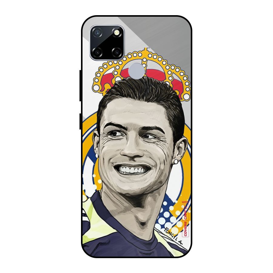 Ronaldo Madrid King Metal Back Case for Realme Narzo 20