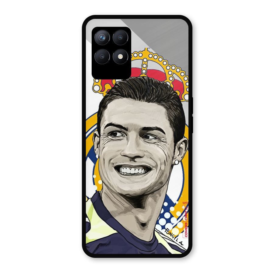Ronaldo Madrid King Metal Back Case for Realme Narzo 50